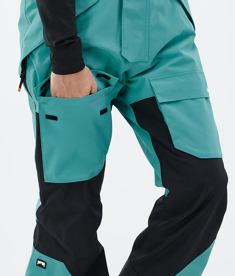 Fawk Ski Pants Men Turquoise/Black, Image 7 of 7
