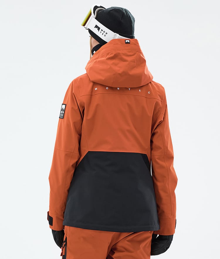 Montec Moss W Giacca Sci Donna Burned Orange/Black, Image 6 of 9