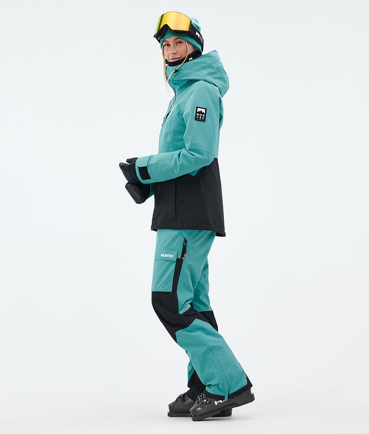 Montec Moss W Ski Jacket Women Turquoise/Black, Image 3 of 9