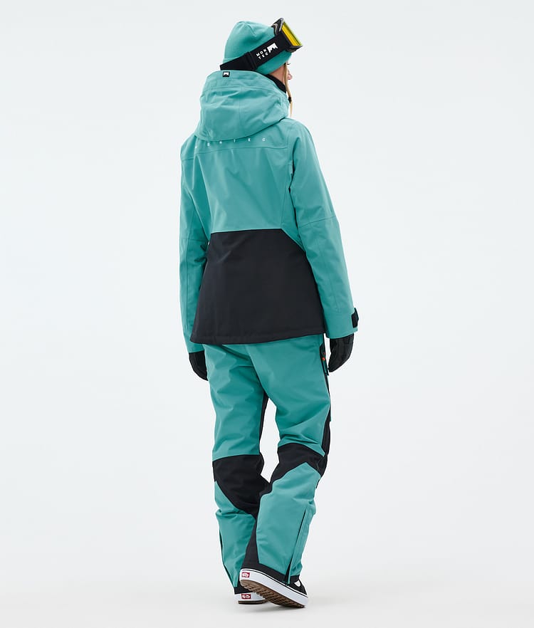 Montec Moss W Snowboard Jacket Women Turquoise/Black, Image 4 of 9