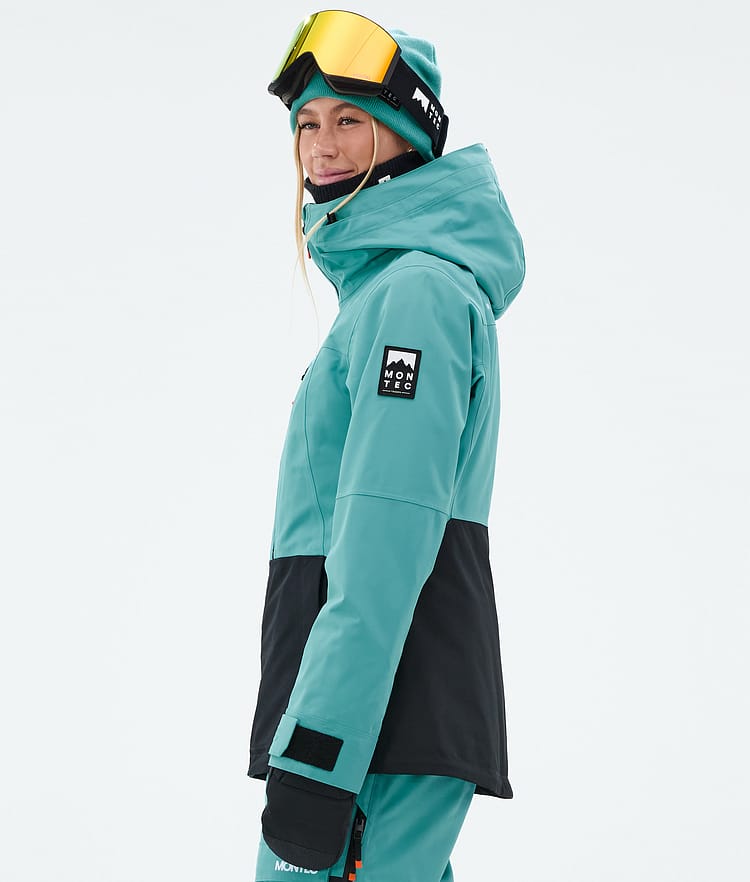 Montec Moss W Snowboard Jacket Women Turquoise/Black, Image 5 of 9