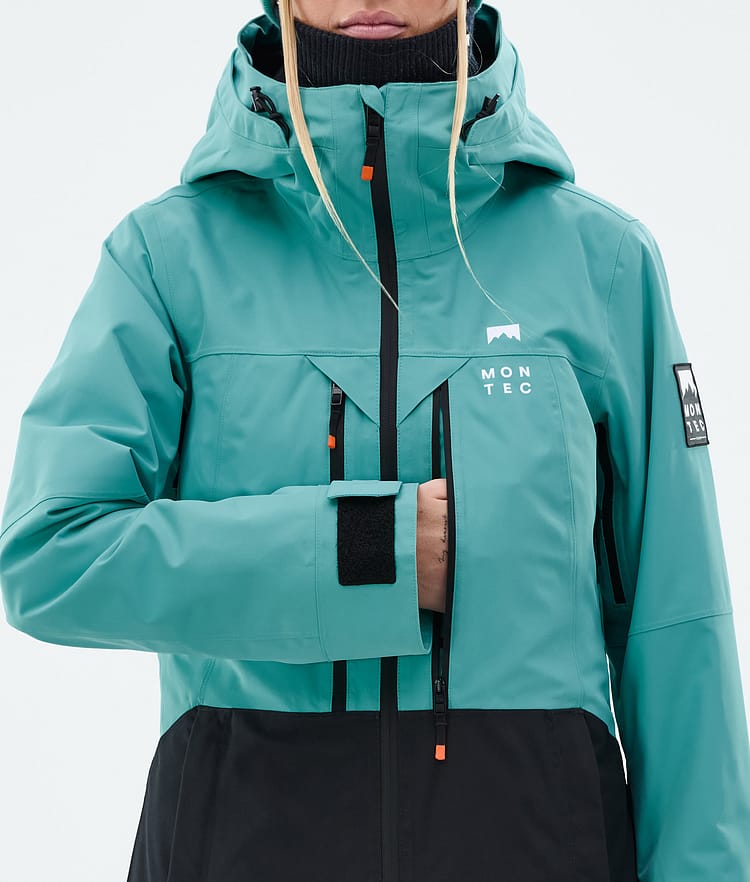 Montec Moss W Ski Jacket Women Turquoise/Black, Image 8 of 9