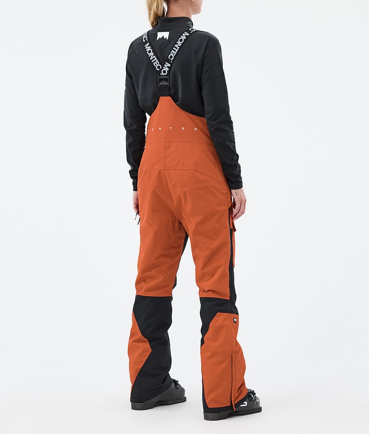 Montec Fawk W Pantaloni Sci Donna Burned Orange/Black, Image 4 of 7