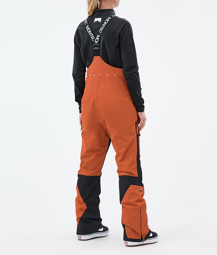 Montec Fawk W Snowboard Pants Women Burned Orange/Black, Image 4 of 7