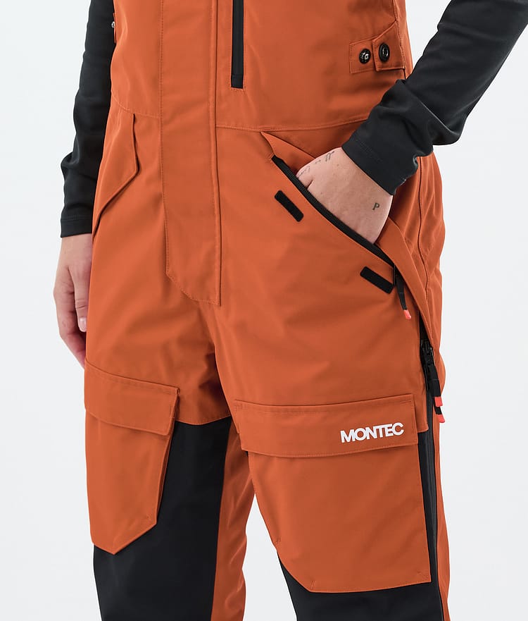 Montec Fawk W Snowboard Pants Women Burned Orange/Black, Image 5 of 7