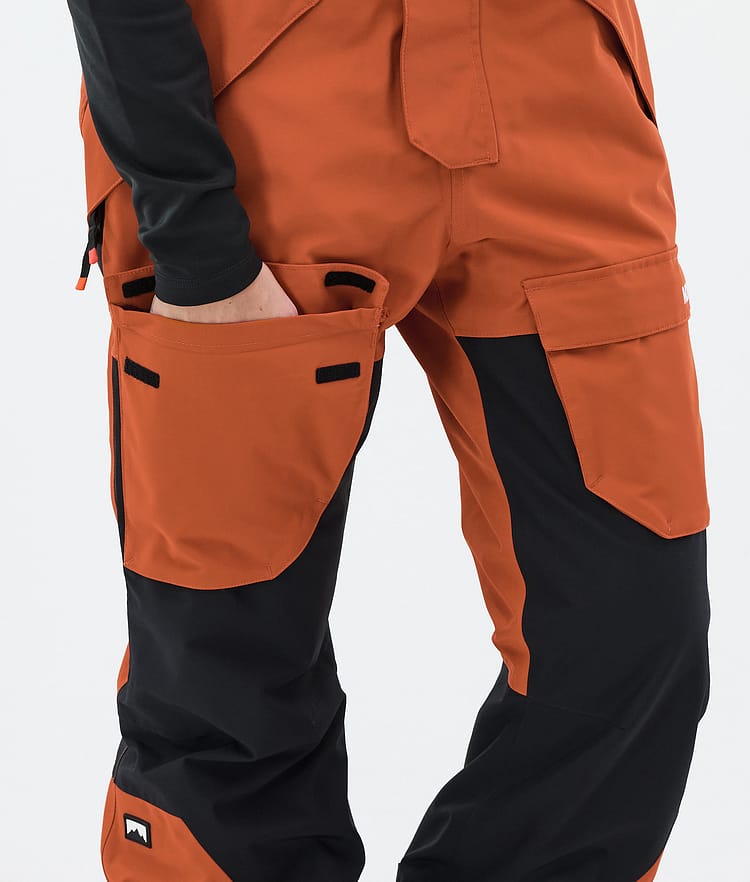 Montec Fawk W Pantaloni Sci Donna Burned Orange/Black, Image 7 of 7