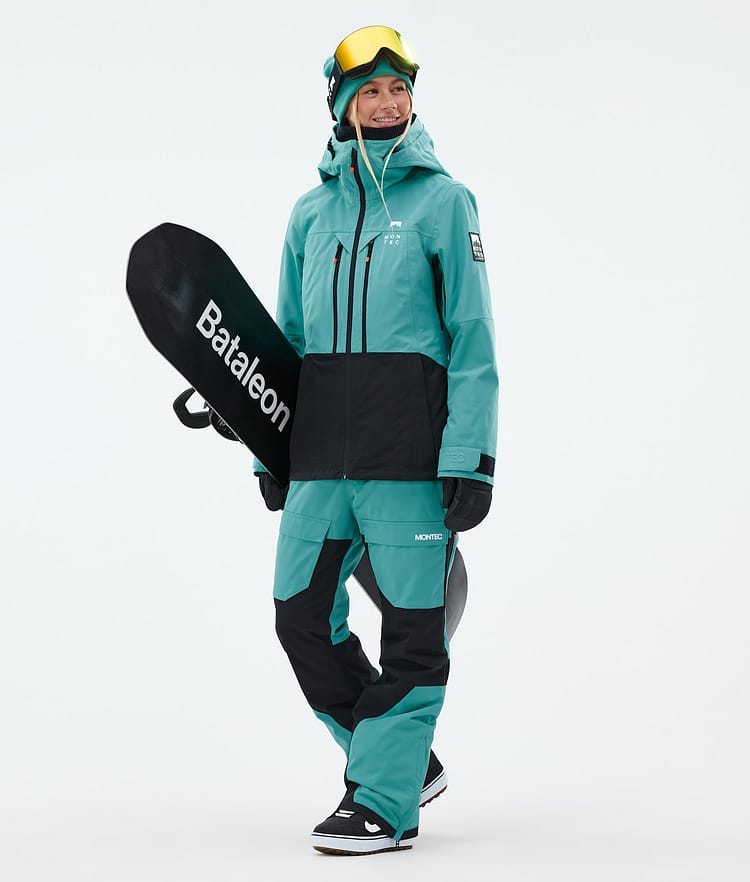 Montec Fawk W Snowboard Pants Women Turquoise/Black, Image 3 of 8