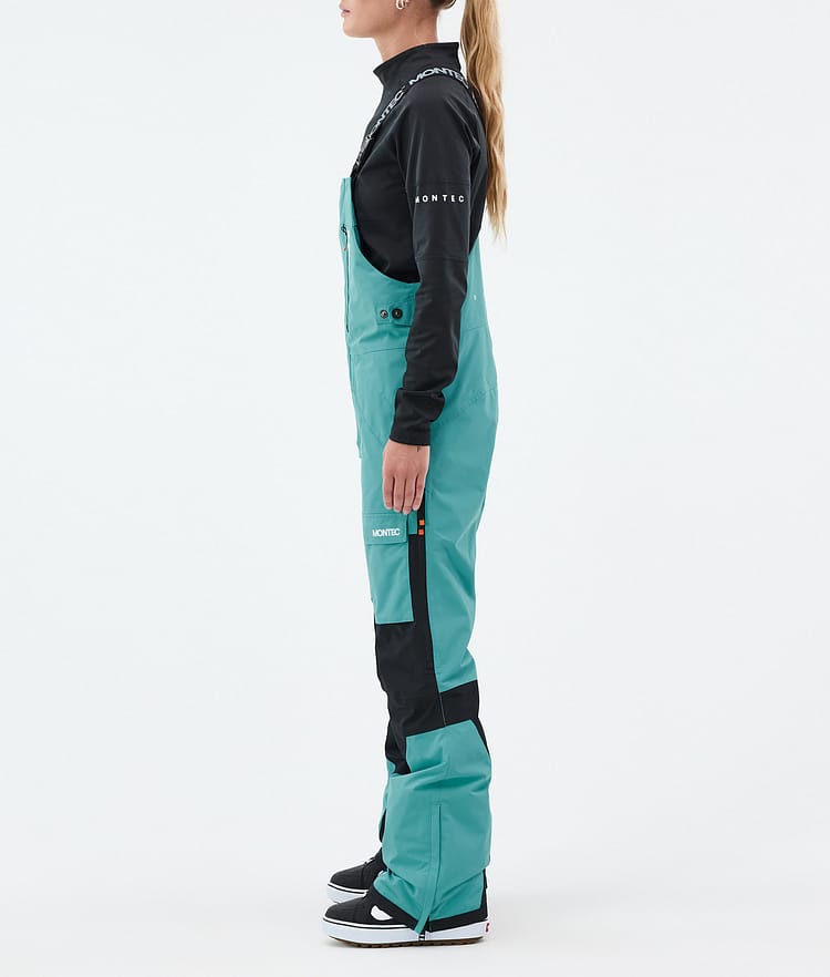Montec Fawk W Snowboard Pants Women Turquoise/Black, Image 4 of 8