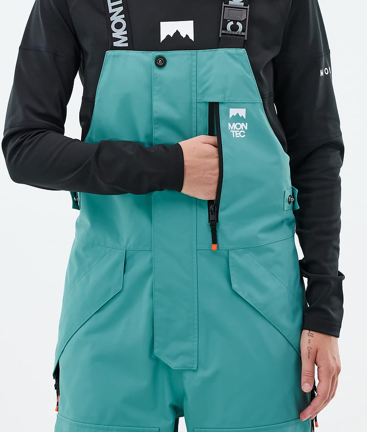 Montec Fawk W Ski Pants Women Turquoise/Black, Image 7 of 8