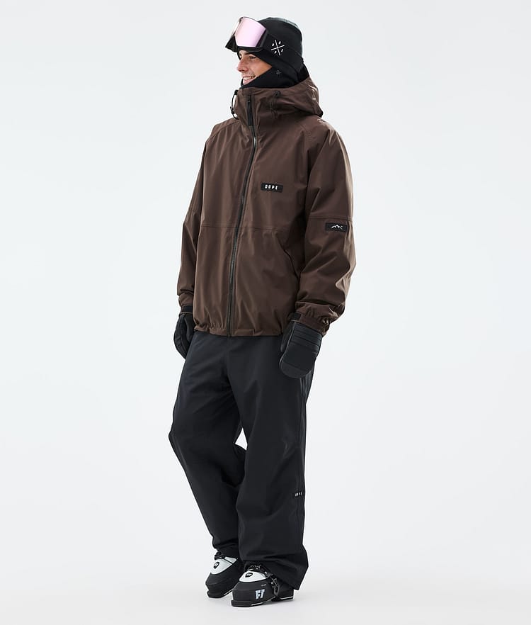 Dope Spartan Ski Jacket Men Dark Brown, Image 3 of 9