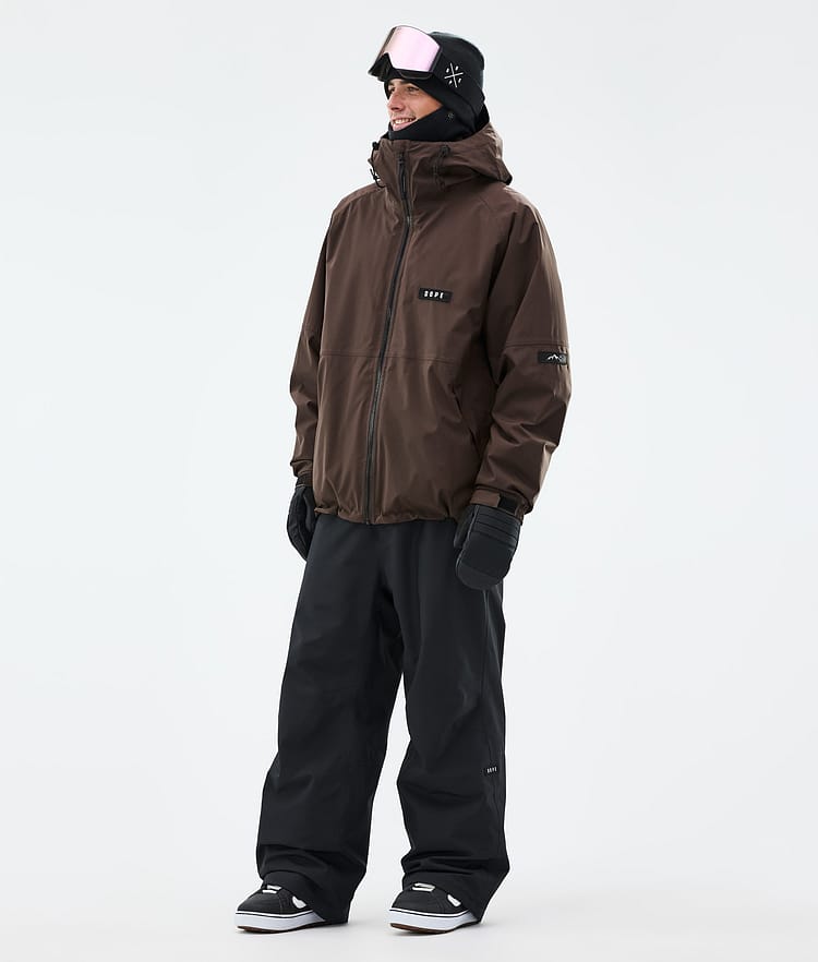 Dope Spartan Snowboard Jacket Men Dark Brown, Image 2 of 8