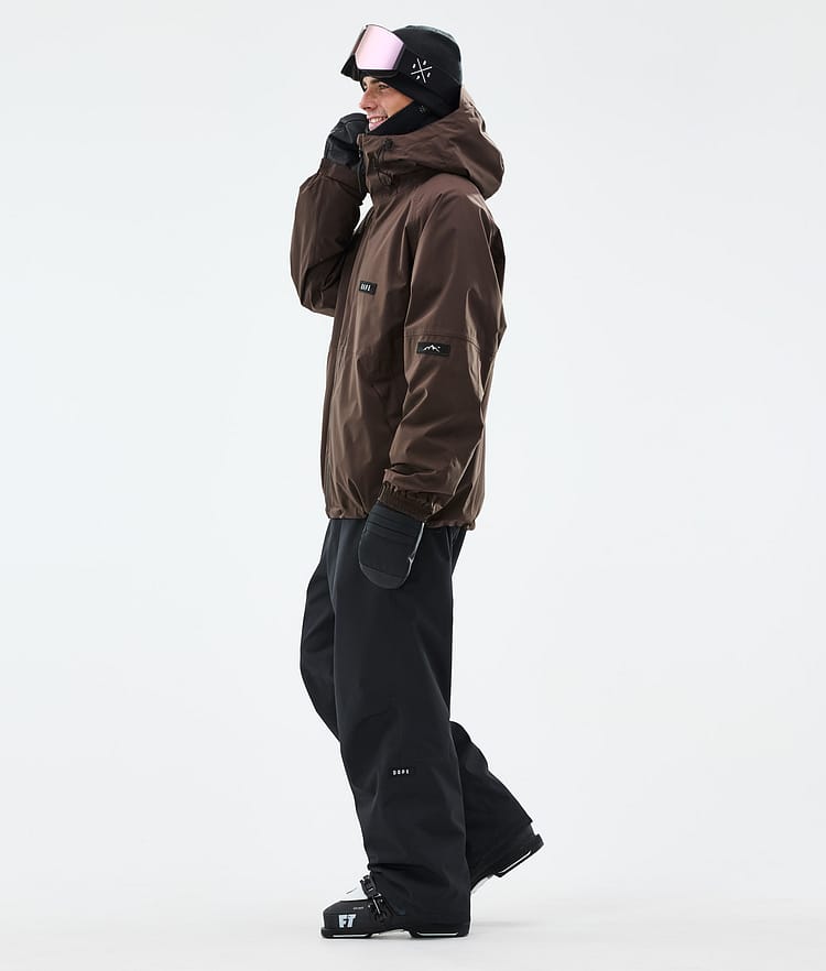 Dope Spartan Ski Jacket Men Dark Brown, Image 5 of 9