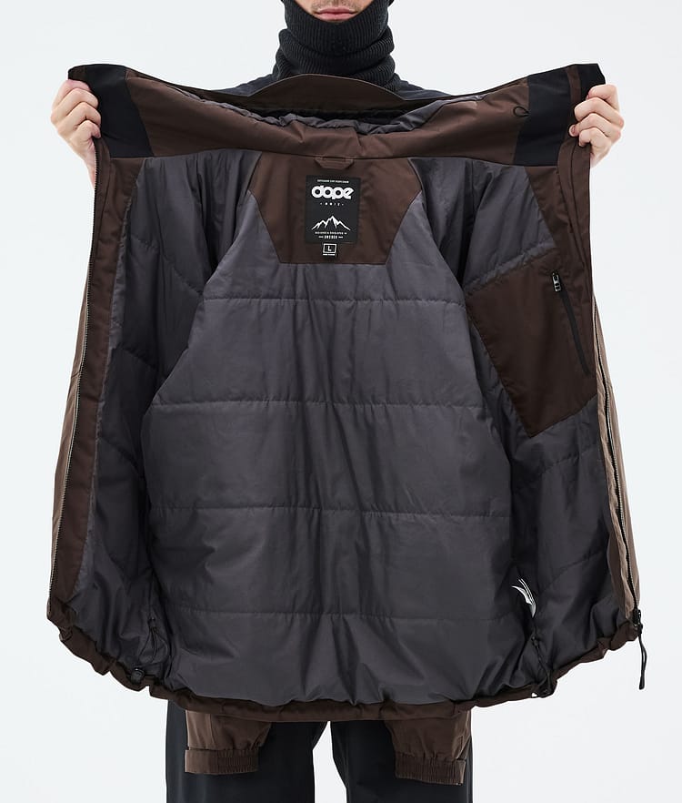 Dope Spartan Ski Jacket Men Dark Brown, Image 9 of 9