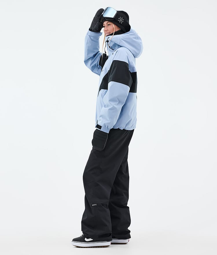 Dope Spartan W Snowboard Jacket Women Spike Light Blue/Black, Image 3 of 8