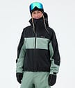 Dope Spartan W Ski Jacket Women Stripe Black/Faded Green