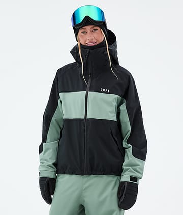 Spartan W Snowboard Jacket Black/Faded Green