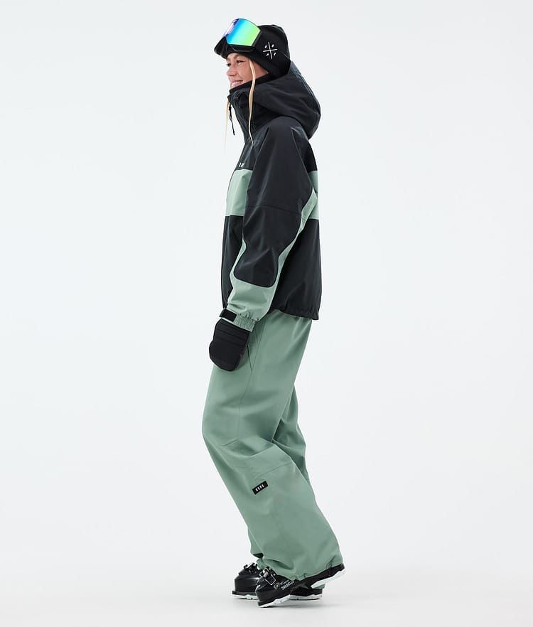 Dope Spartan W Ski Jacket Women Stripe Black/Faded Green, Image 3 of 8