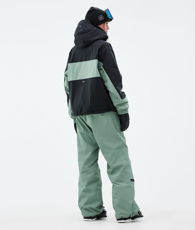 Dope Spartan W Ski Jacket Women Stripe Black/Faded Green, Image 4 of 8