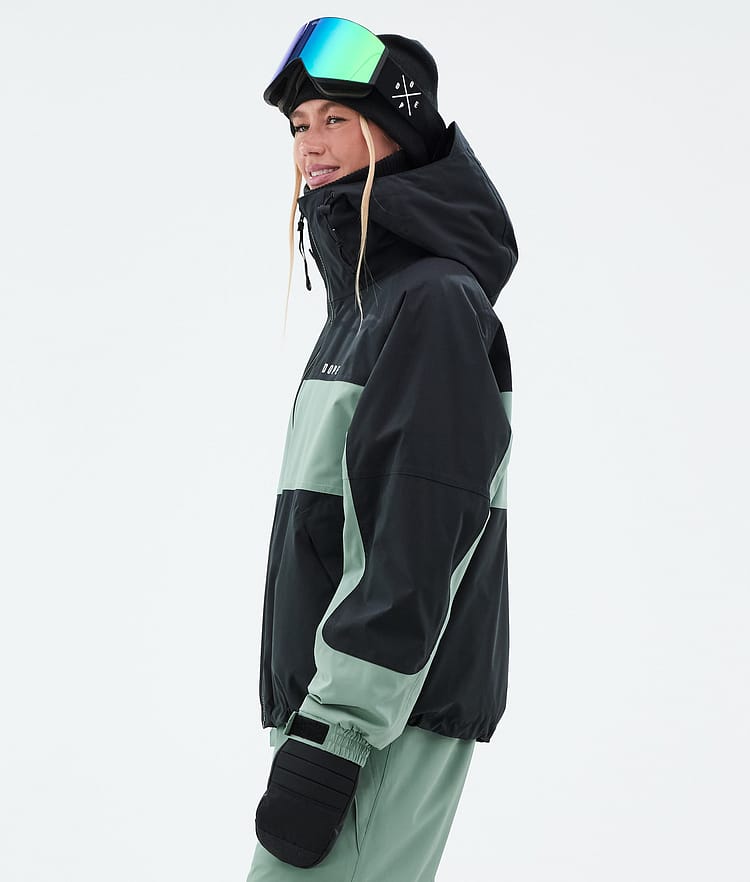 Dope Spartan W Ski Jacket Women Stripe Black/Faded Green, Image 5 of 8