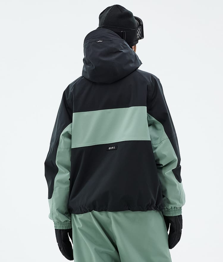Dope Spartan W Ski Jacket Women Stripe Black/Faded Green, Image 6 of 8