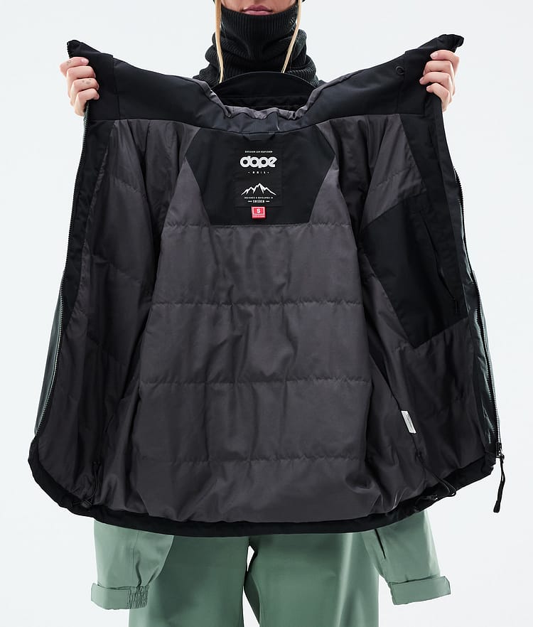 Dope Spartan W Ski Jacket Women Stripe Black/Faded Green, Image 8 of 8