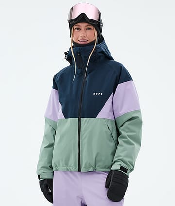 Spartan W Snowboard Jacket Dark Blue/Faded Violet/Faded Green
