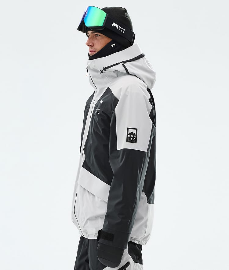 Montec Morpheus Snowboard Jacket Men Light Grey/Black, Image 5 of 9