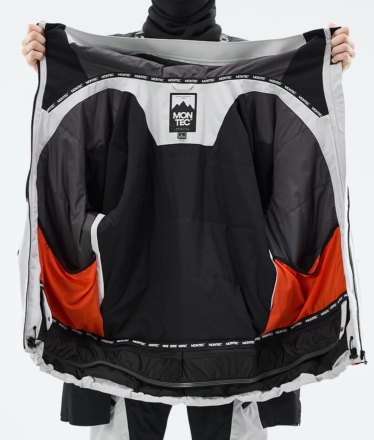 Montec Morpheus Ski Jacket Men Light Grey/Black, Image 9 of 9