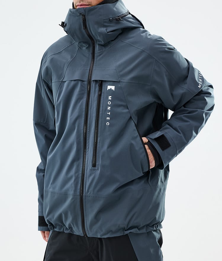 Montec Oracle Snowboard Jacket Men Metal Blue, Image 7 of 9