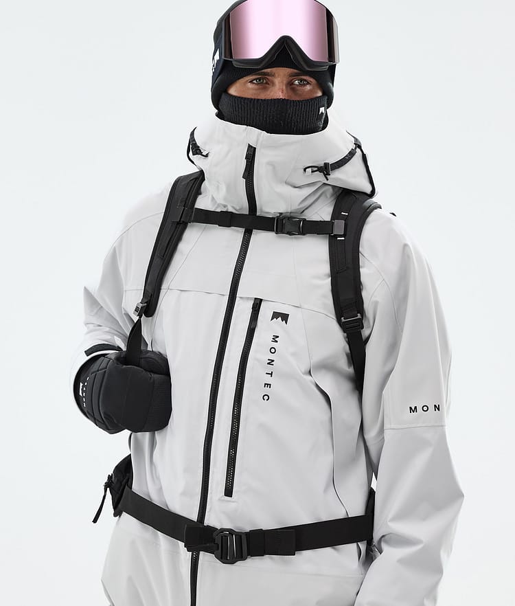 Montec Oracle Snowboard Jacket Men Light Grey, Image 2 of 10