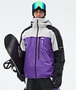 Montec Oracle Snowboard Jacket Men Light Grey/Black/Vivid Purple