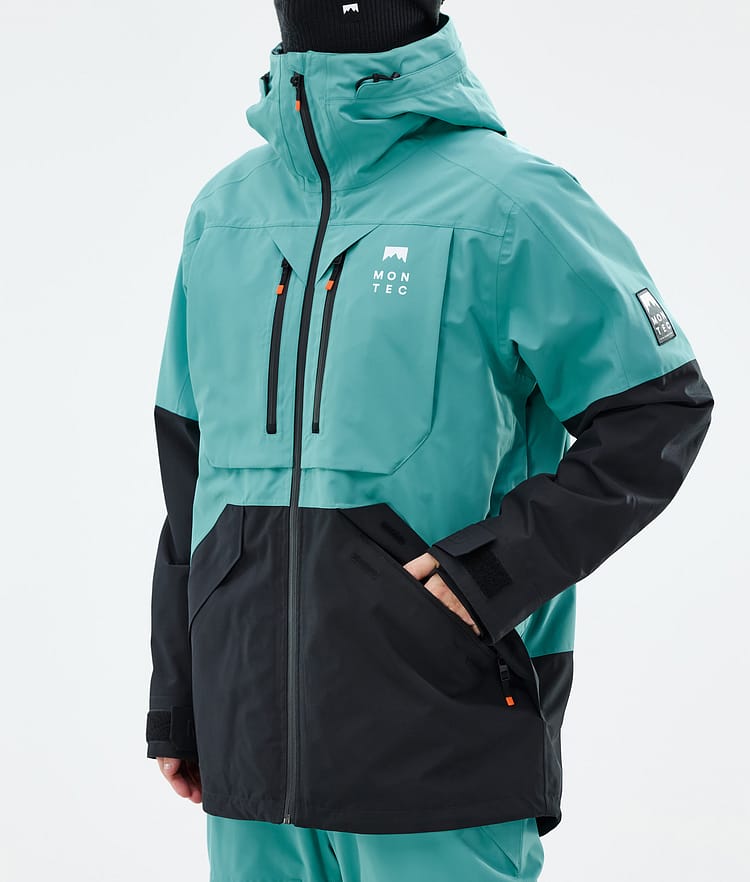Montec Arch Ski Jacket Men Turquoise/Black, Image 8 of 10