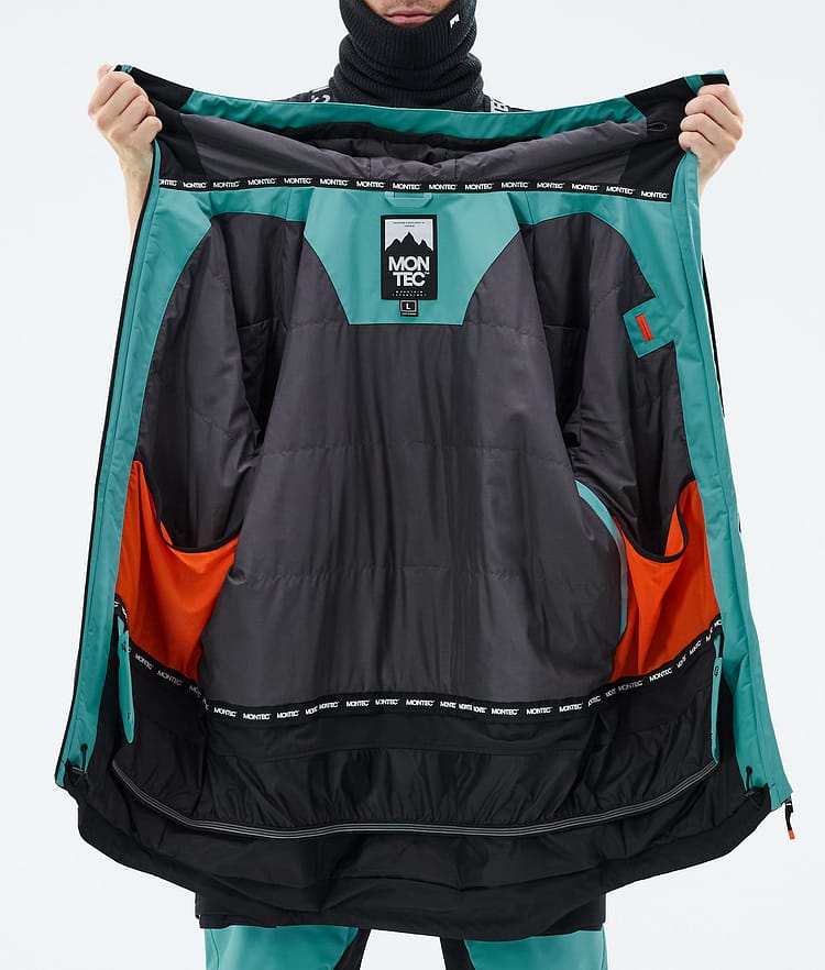 Montec Arch Ski Jacket Men Turquoise/Black, Image 10 of 10