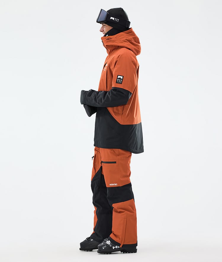 Montec Arch Giacca Sci Uomo Burned Orange/Black, Image 4 of 10