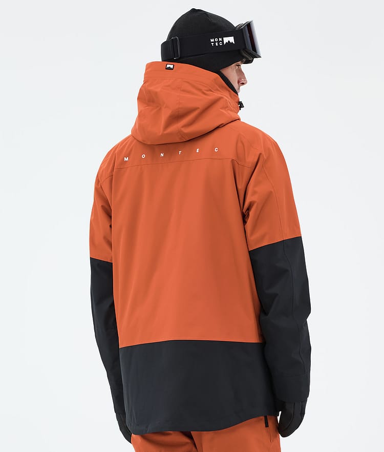 Montec Arch Snowboard Jacket Men Burned Orange/Black Renewed, Image 7 of 10