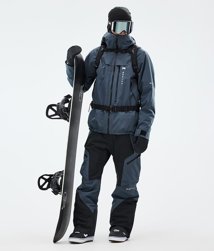 Montec Dozer Snowboard Pants Men Metal Blue/Black, Image 2 of 7