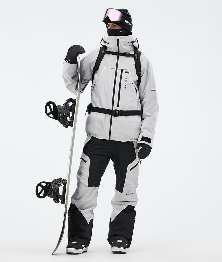 Montec Dozer Snowboard Pants Men Light Grey/Black, Image 2 of 7