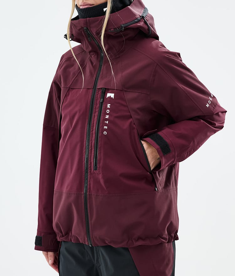 Montec Oracle W Snowboardjacke Damen Burgundy Renewed, Image 7 of 9