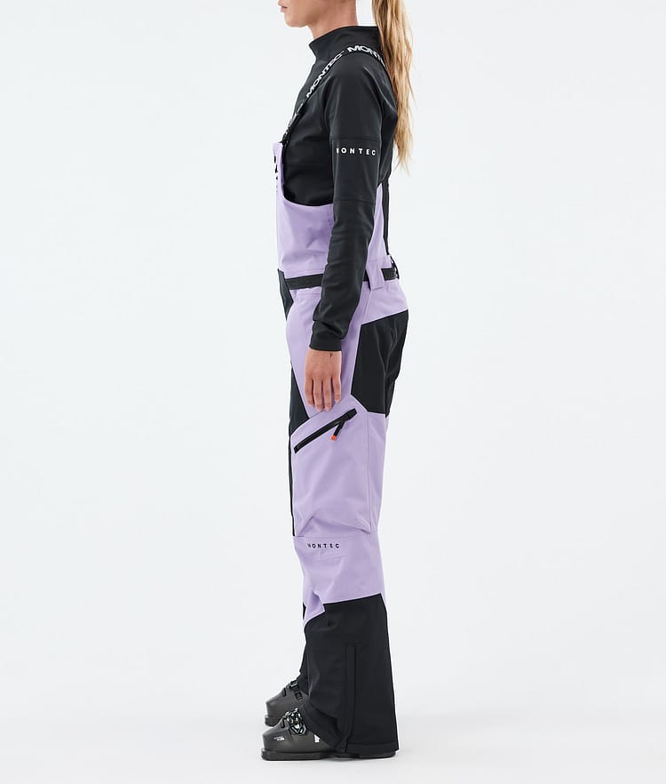 Montec Dozer W Pantaloni Sci Donna Faded Violet/Black, Image 3 of 7