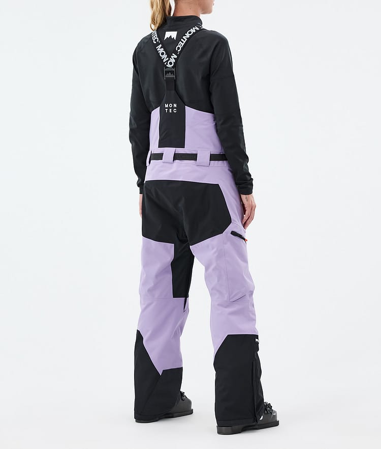 Montec Dozer W Pantaloni Sci Donna Faded Violet/Black, Image 4 of 7