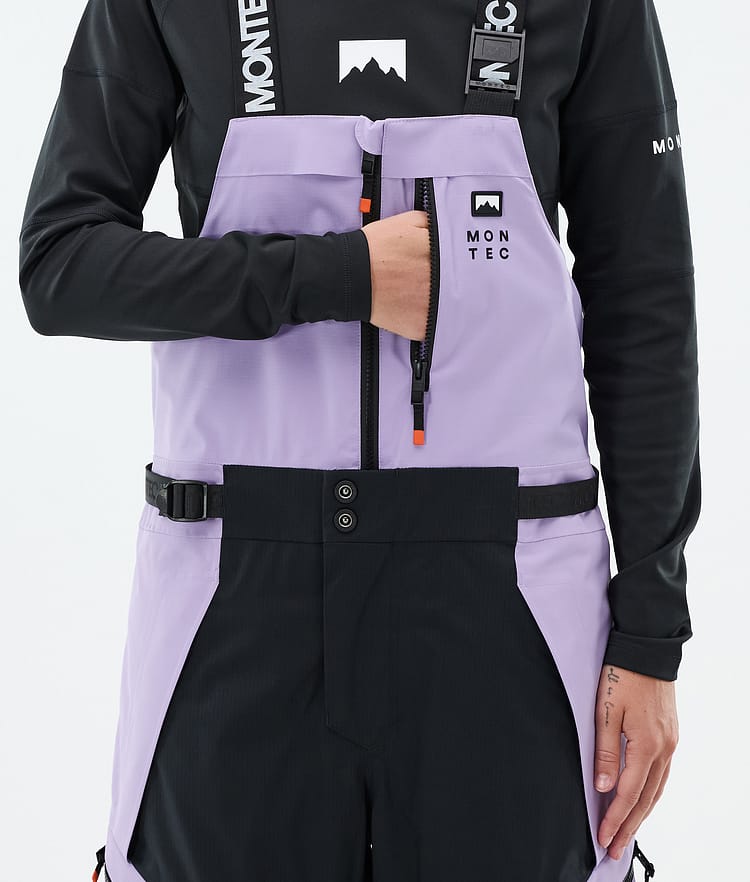 Montec Dozer W Pantaloni Sci Donna Faded Violet/Black, Image 6 of 7