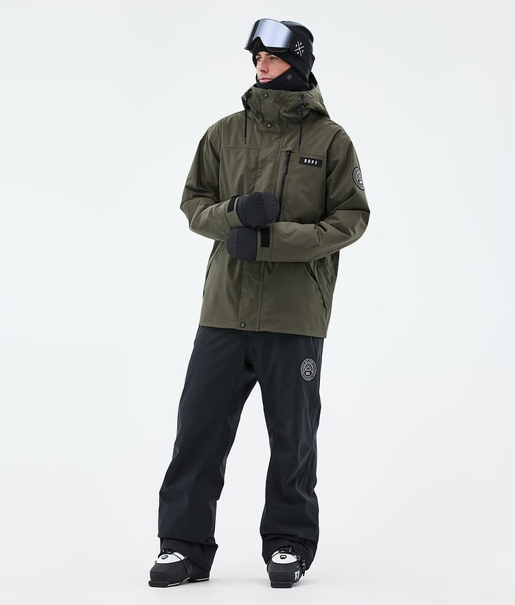 Dope Blizzard Full Zip Giacca Sci Uomo Olive Green, Image 2 of 9