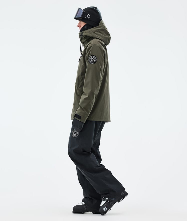 Dope Blizzard Full Zip Giacca Sci Uomo Olive Green, Image 3 of 9