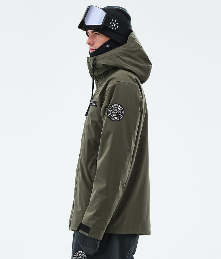 Dope Blizzard Full Zip Giacca Sci Uomo Olive Green, Image 5 of 9