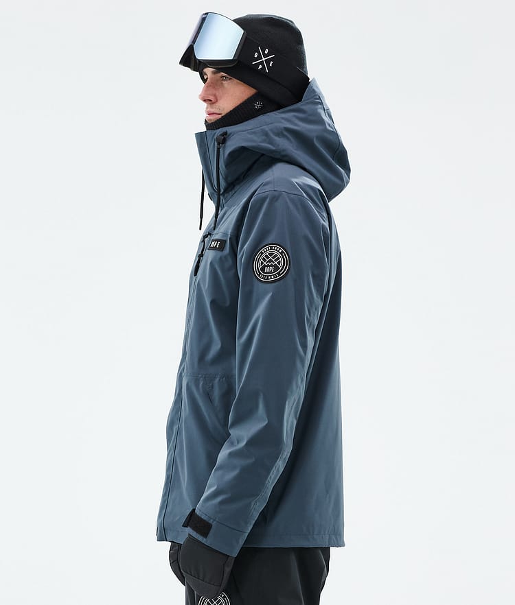 Dope Blizzard Full Zip Snowboard Jacket Men Metal Blue, Image 6 of 10