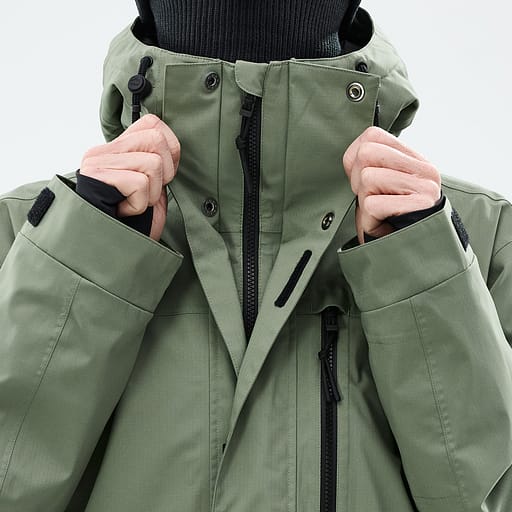 Front Zipper with Double Plackets