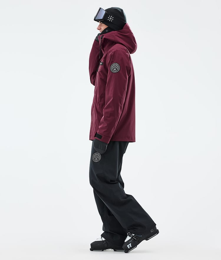 Dope Blizzard Full Zip Giacca Sci Uomo Burgundy, Image 4 of 10