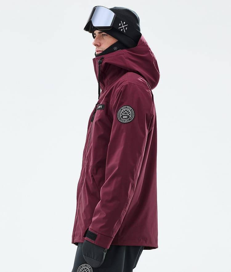 Dope Blizzard Full Zip Giacca Sci Uomo Burgundy, Image 6 of 10