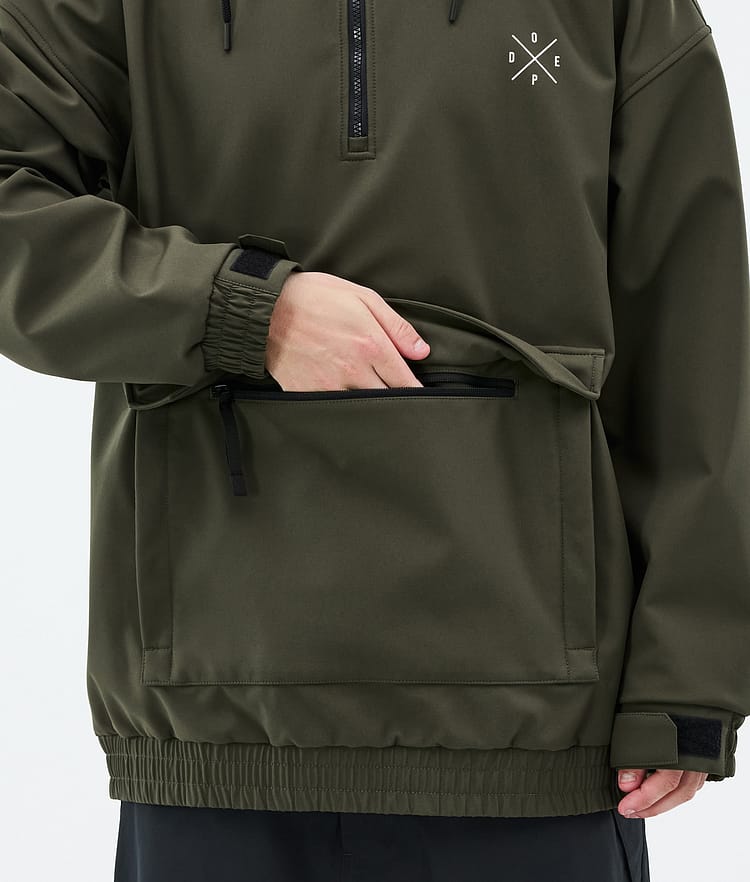 Dope Cyclone Giacca Sci Uomo Olive Green, Image 8 of 8