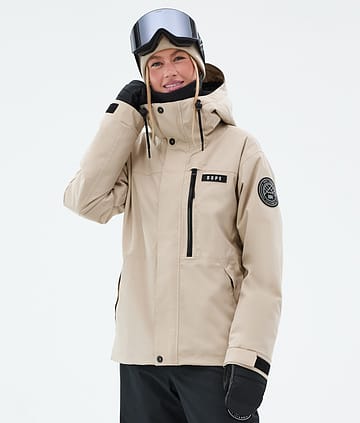 Dope Blizzard W Full Zip Snowboard Jacket Sand Renewed